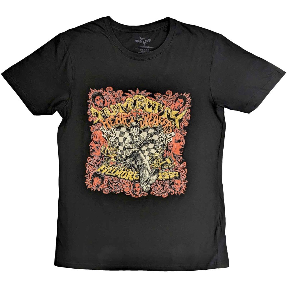 Tom Petty And The Heartbreakers - Fillmore 1997 Heren Tshirt - Zwart